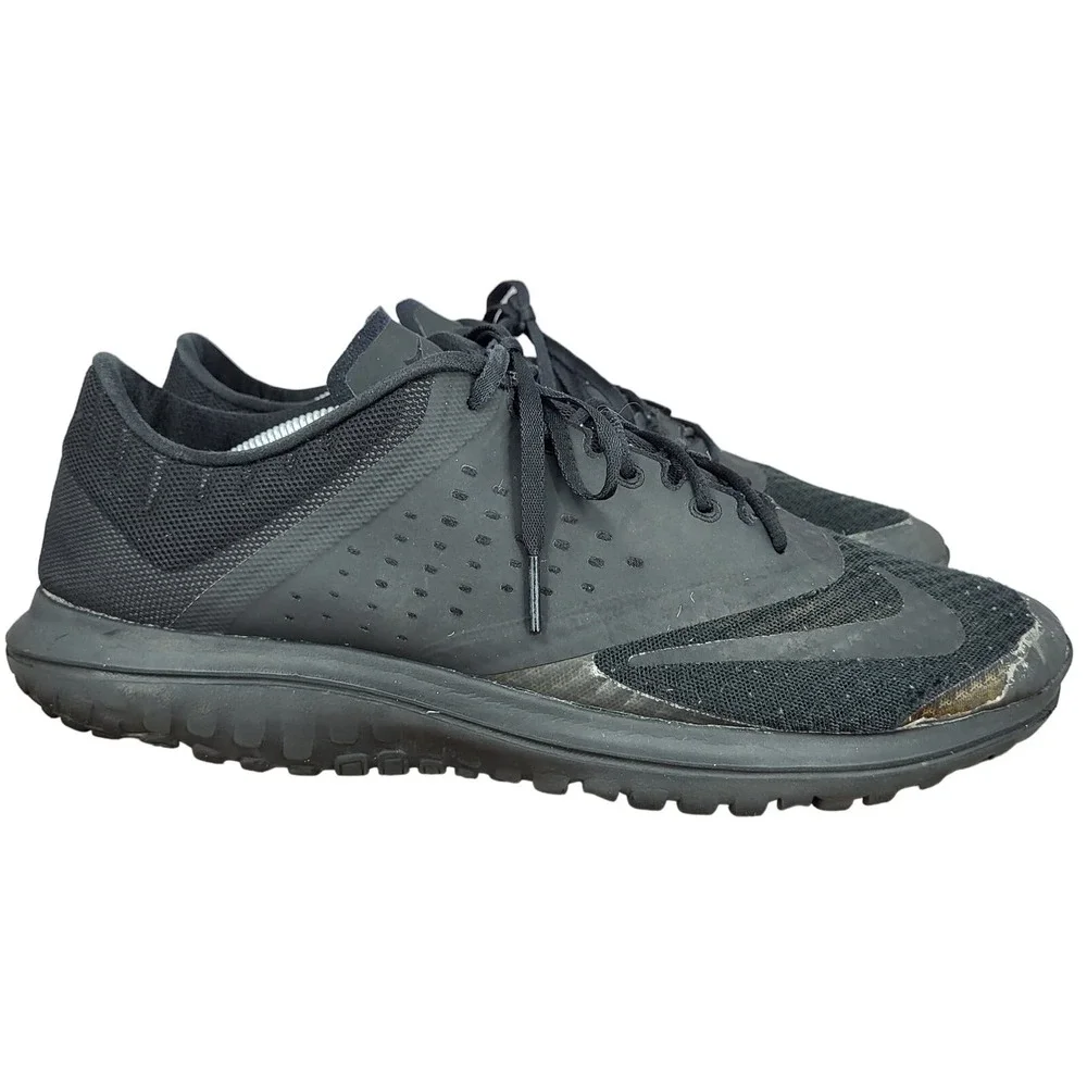 Nike FS Lite Run 2 Running Shoes Mens 13 Black Sneakers‎ Trainers 685266-005